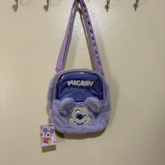 Disney Handbags - Disney Mickey Mouse Purple Adjustable Bag